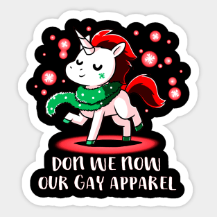 Don We Now Our Gay Apparel Sticker